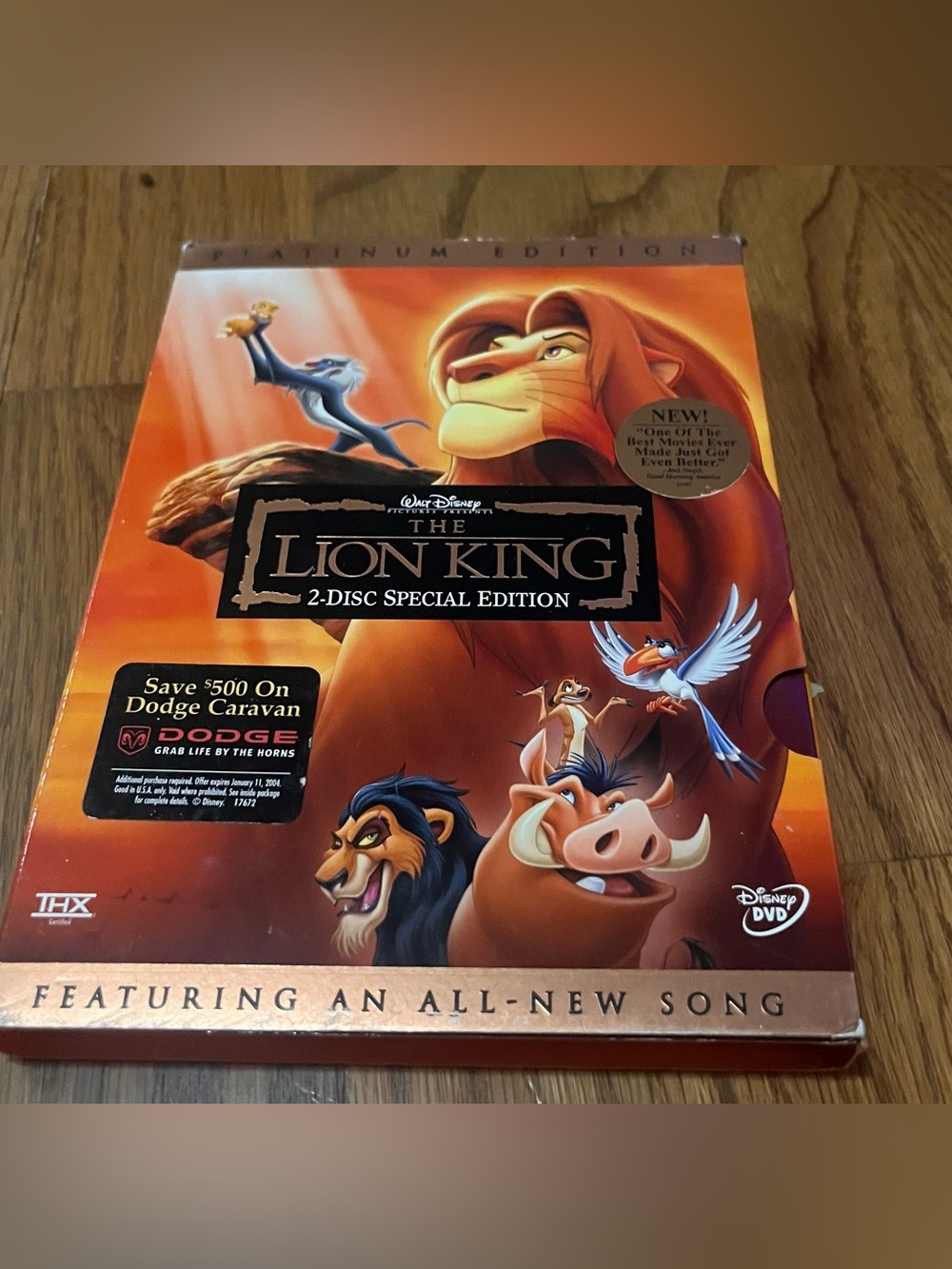 New sealed DVD The Lion King 2 Disc Special Platinum Edition Walt Disney